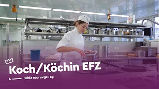 Kreativität in der Küche KochKöchin EFZ  Dahlia Oberaargau AG  Lehrstellenvideo  Yousty [upl. by Holey]