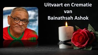 LIVESTREAMING Uitvaartdienst en Crematie van Bainathsah Ashok [upl. by Woodhead429]