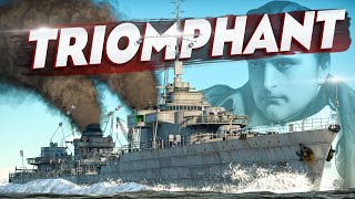 LE TRIOMPHANT🔥 BATTLE PASS War Thunder ⚓ [upl. by Nyllewell]