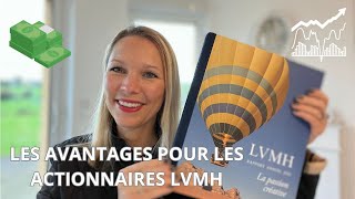 LES AVANTAGES POUR LES ACTIONNAIRES LVMH [upl. by Aihk]