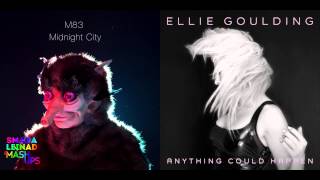 M83 vs Ellie Goulding  Anything Could Happen At Midnight [upl. by Elleinaj]