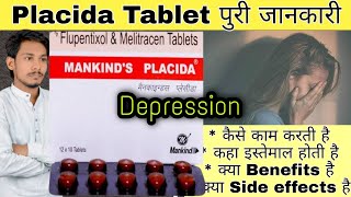 Placida Tablet  Flupentixol and melitracen Tablet  Uses  Dose  Sideeffects  Precaution [upl. by Ailecra]