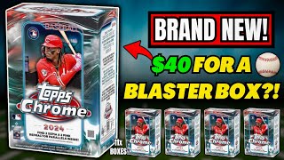 2024 TOPPS CHROME BASEBALL BLASTER BOX REVIEW⚾️ [upl. by Willin]