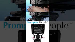 ProLine Plus Quick Release Balancing Prompter cinematography broadcasting shorts teleprompter [upl. by Eiclud638]