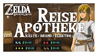 Die beste MEDIZIN für die REISEAPOTHEKE herstellen  4K  The Legend of Zelda Breath of the Wild [upl. by Marje79]