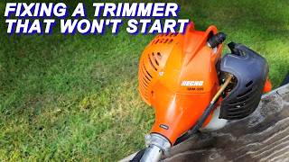 Fixing A Trimmer That Wont Start [upl. by Fugate]