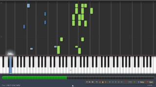 Phoenix Wright Objection 2004 Piano solo Synthesia [upl. by Brouwer708]