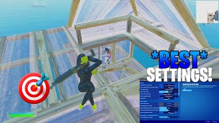 NEW BEST Controller Fortnite Settings LINEAR AIMBOTPiece Control Chapter 5 PS5XBOXPC 🎯🎮 [upl. by Bedwell859]