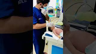 intubation hospital doctor viralvideo internationalstudents newborn newborn gcs intubation [upl. by Nomolos]