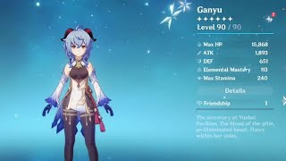 GANYU MAX ASCEND  PULLING FOR GANYU  LEVELING UP EXP AND TALENT [upl. by Acirretal]