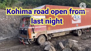 Dimapur Kohima road open from last night 010924 [upl. by Aicsile]