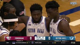 Seton Hall vs Fordham  2024119  NCAAB Game [upl. by Sinai]