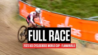 FULL RACE 2023 UCI Cyclocross World Cup Flamanville [upl. by Arednaxela764]