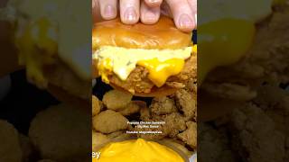 McDonald’s  Popeyes asmr mukbang food [upl. by Ahtiek]