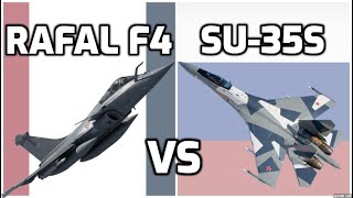 Rafal F4 protiv Su35S Comparison Rafale Vs Russian Su35 [upl. by Setarcos]