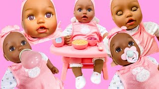 Baby Born My Real Baby Harper Unboxing and Playtime Reborn Baby Feeding and Soothing [upl. by Nathalia768]