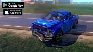 MEGA UPDATE WDAMAGE CAR CRASH FOR ANDROID GAMEPLAY 2023 OPEN WORLD CAR CRASHING GAME [upl. by Himelman]