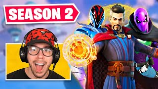 New SEASON 2 BATTLE PASS in Fortnite DOCTOR STRANGE [upl. by Assyral100]