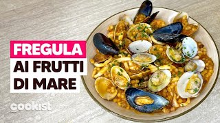 FREGULA CON I FRUTTI DI MARE la ricetta dello chef per un primo SAPORITO E FACILE 😋 [upl. by Warwick]