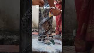 Nagula chavithi  nagula chavithi abhishekam  temple  festivals  Devotional viralvideo ytshorts [upl. by Aibun]