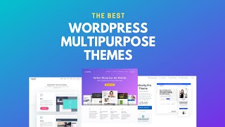 Top 10 Multipurpose WordPress Themes with Page Builder 2019 [upl. by Prebo]