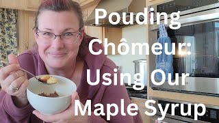 Pouding Chômeur Using Our Maple Syrup to Make this Delicious Cake [upl. by Adran]