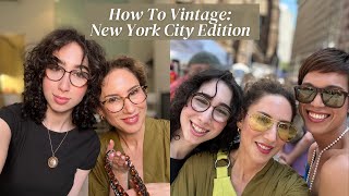 How To Vintage New York City Edition  fleamarket vintage shoppinghaul newyorkcity [upl. by Bloom]