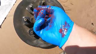 Trailer Wheel Bearing Repack Service How To [upl. by Elburt]