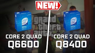 GTA V  Core 2 Quad Q6600 vs Core 2 Quad Q8400 [upl. by Wesla249]