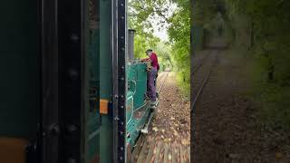 Chaloner working hard uphill at Marley’s Bank LBNGR 2024 autumn steam gala [upl. by Buff]