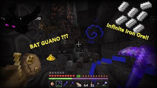 Massive Iron Ore Vein Minecraft Survival BEDROCK  Windows 10 [upl. by Charleton83]