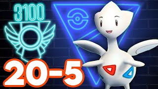 200 ELO GAINED IN ONE DAY Togetic is a Great League Meta Breaker  Pokémon GO Battle League [upl. by Wilmette]