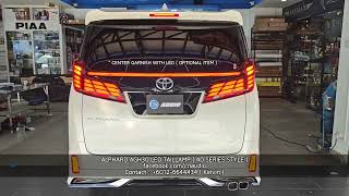 ALPHARD AGH30 LED TAILLAMP  40 SERIES STYLE DESIGN [upl. by Riley]