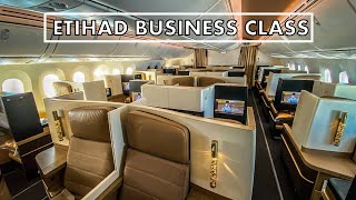 One of the worlds BEST BUSINESS CLASS experiences ETIHADs Business Class Studio [upl. by Denoting292]