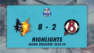 Brûleurs de Loups de Grenoble 82 Diables Rouges de Briançon  Highlights  Synerglace Ligue Magnus [upl. by Duile197]