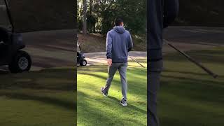 Me vs PGA Tour Player James Hahn with just a 5iron 123 [upl. by Aznola]