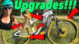 Are these upgrades going to help my wife mountain bike any better  Trek Fuel EX 8 [upl. by Hannan733]