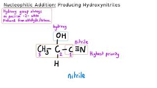 Nucleophilic addition Mechanism  A level Chemistry  Aldehydes and Ketones [upl. by Anileve]