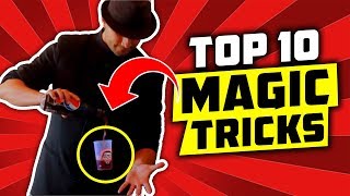 WOW TOP 10 BEST Magic Tricks That You Can Do [upl. by Sivle]