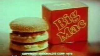 1975 McDonalds Commercial Two All Beef Patties Special Sauce Lettuce [upl. by Materi]