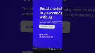 Créez un site web en 30 secondes avec lIA  SHORTS [upl. by Rudelson]