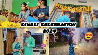 Diwali Celebration 2024💥🪔 missbutki diwali vlog [upl. by Averill]