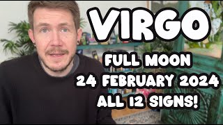 Full Moon in Virgo 24 February 2024 🌕 All 12 Signs ♍️ Your Horoscope with Gregory Scott [upl. by Akemyt]