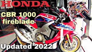 HONDA CBR 1000 Fireblade price and Specs Updated 2022 [upl. by Oam510]