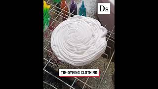 Tie dyeing clothes [upl. by Enenstein65]