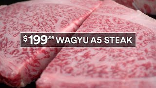 How to Grill 199 Steak  Japanese Miyazaki Wagyu A5 [upl. by Hennessey]