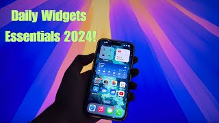 2024 iPhone Widgets  My Daily Essentials [upl. by Culbertson]