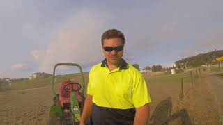 Vlog 94 John Deere F1145 acreage mowing Lets talk about Coronavirus [upl. by Stempien]