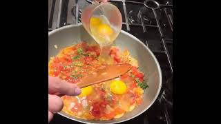 How to make Quick and Easy eggs tomatoes Breakfast [upl. by Zerk898]