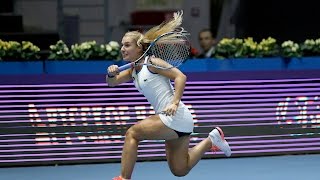 2016 St Petersburg Ladies Trophy Second Round  Dominika Cibulkova vs Wozniacki  WTA Highlights [upl. by Sundin]